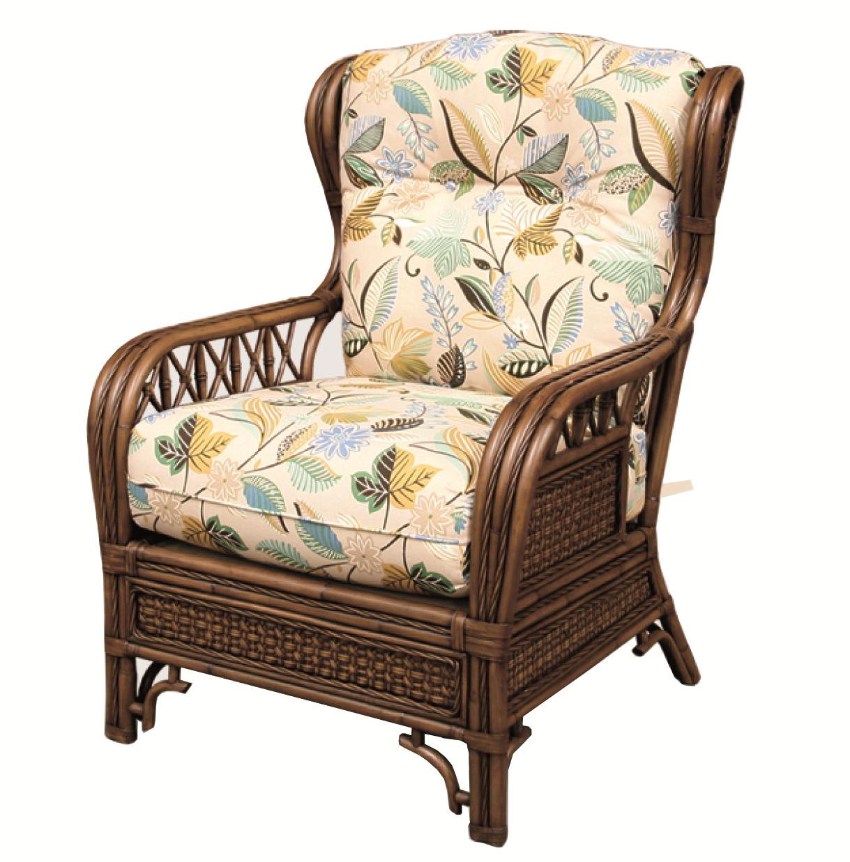 Wicker upholstered chairs hot sale